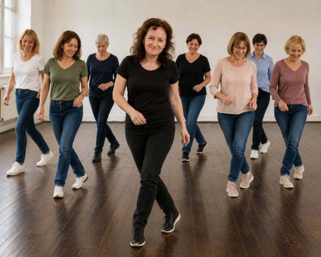 Line Dance Fortgeschrittene Kurs in Graz mit Daniela